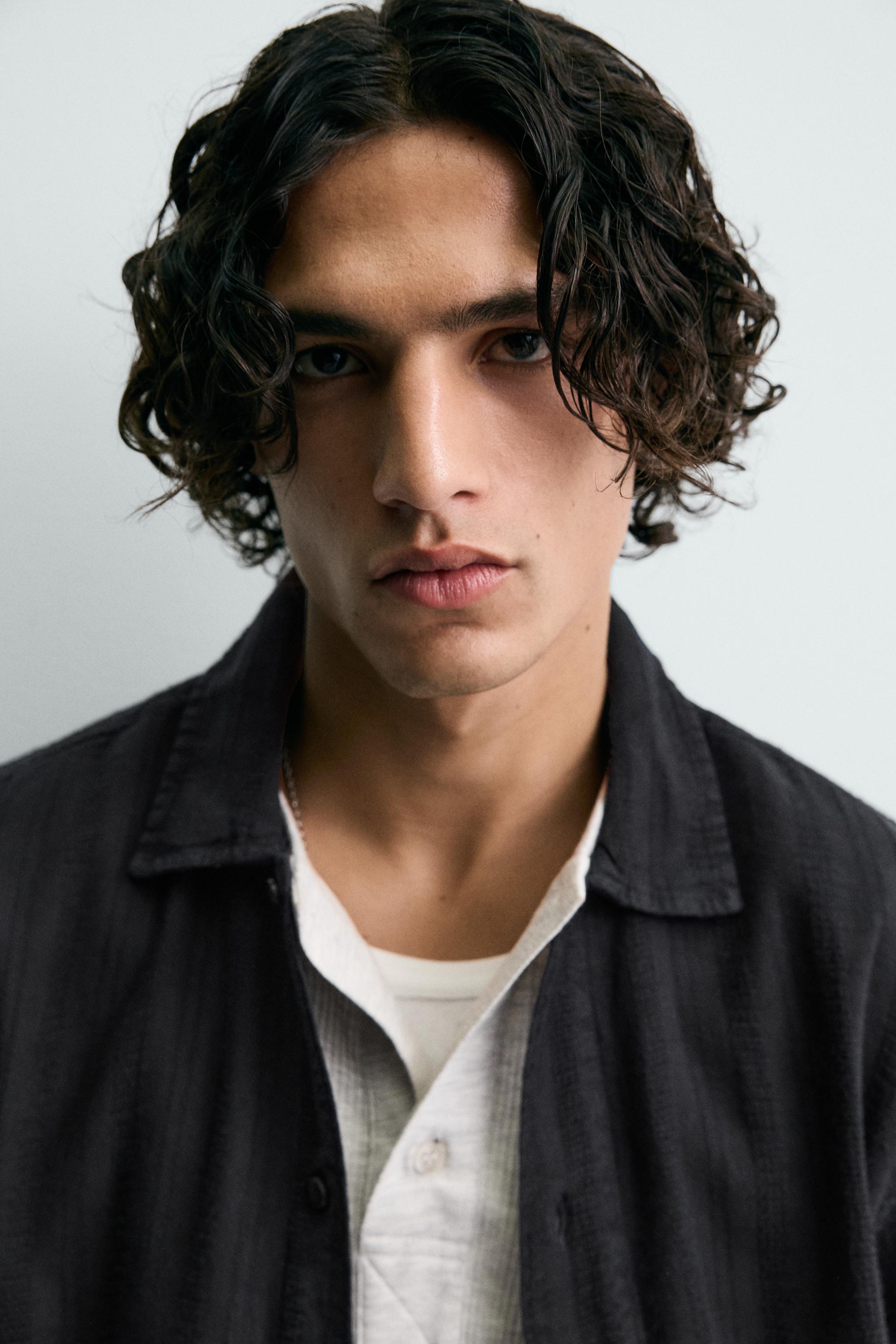 WASHED TEXTURED SHIRT